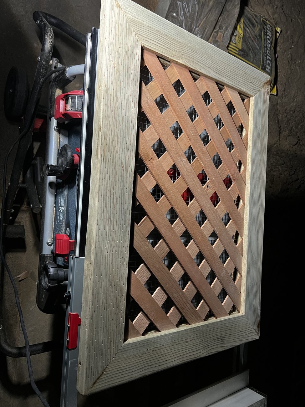 Under-deck access gate built by TrueCraft Home Repair